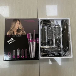 New Trend 5 In 1 Hair Air Wrap Styler Hair Dryer Hot Air Brush Professional hair  Styling Tools
