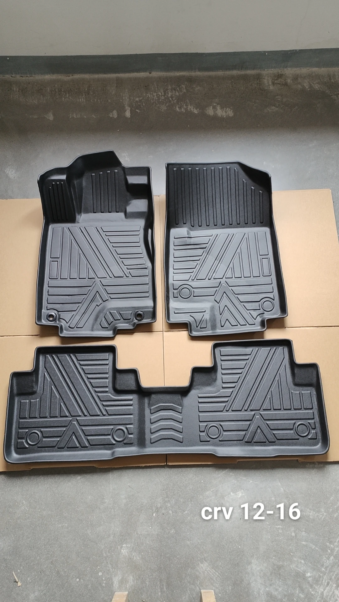 Customized Novel Design Non-Slip Waterproof Comfortable Luxury Interior 3D Tpe Car Floor Mats