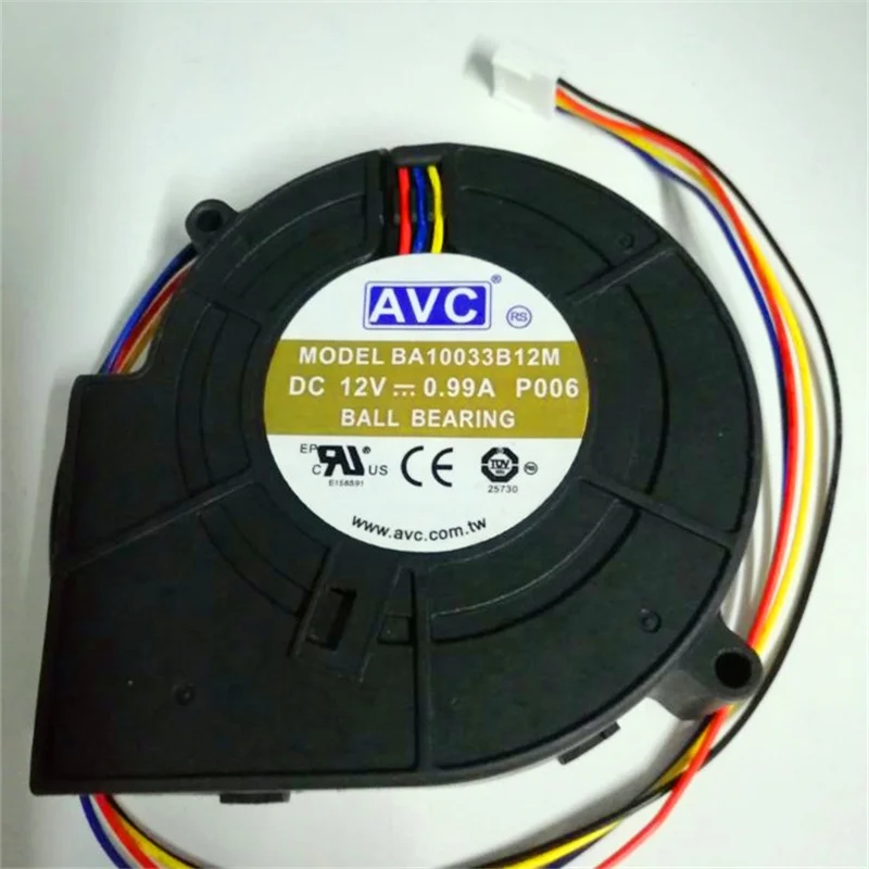 AVC 12v 0.99A BA10033B12M 9733 97*94*33mm dc radial blower silent exhaust fan