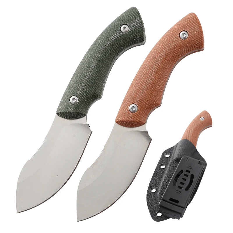 Free Sample Tactical Survival Fixed Blade Knife Outdoor Hunting Bushcraft Tanto Full Tang Knife Kydex Sheath Micarta Handle EDC