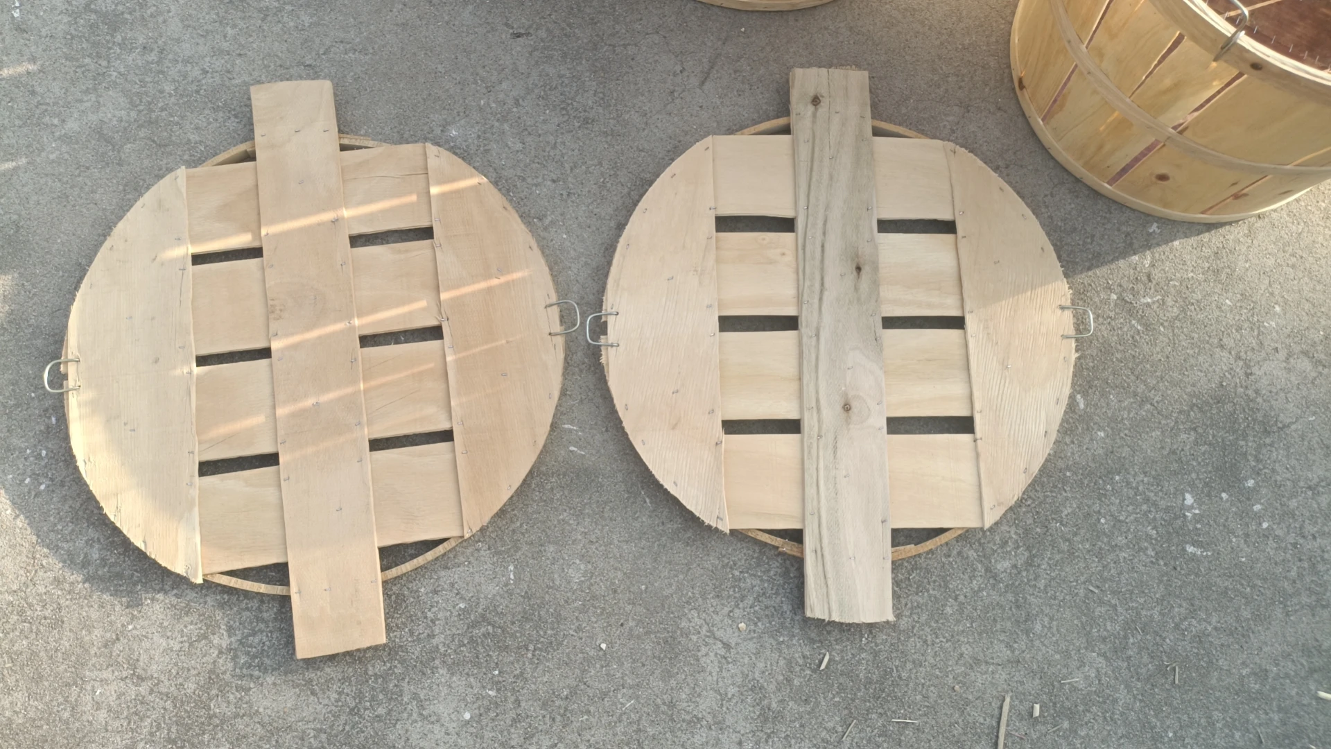 YULIN JIAFU  cheapest used for Seafood crabs wood baskets