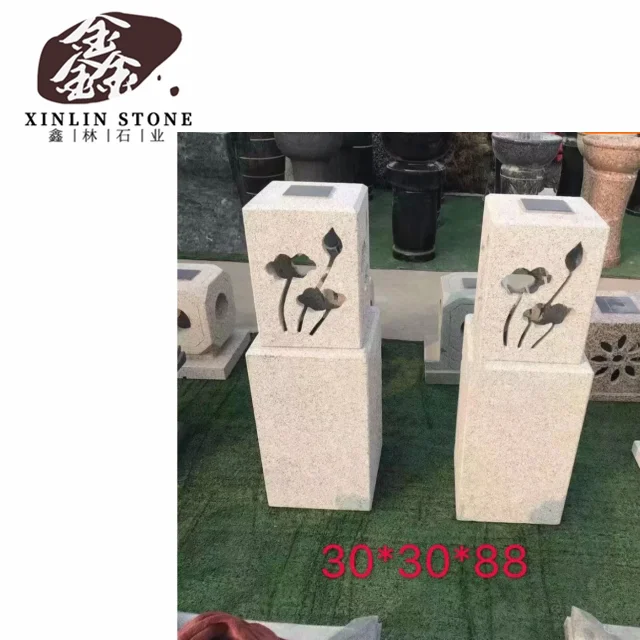 Natural Granite Stone Garden Decoration Japanese Lantern grave lantern stone white black gray G602 G603 G654 granite