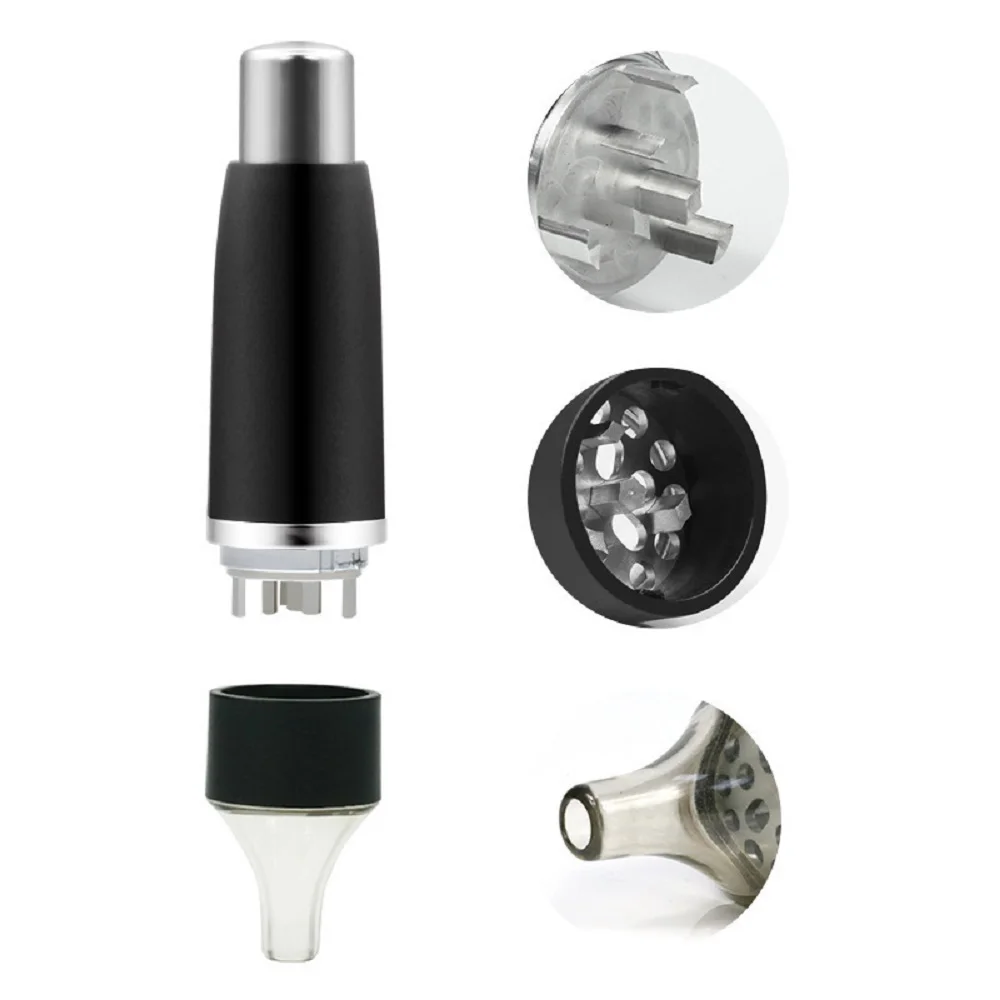 New Manual Hand Press Pen Aluminum Herb Grinder Multifunction Funnel Tobacco Spice Crusher Hand Cracker Muller With Cone Roller