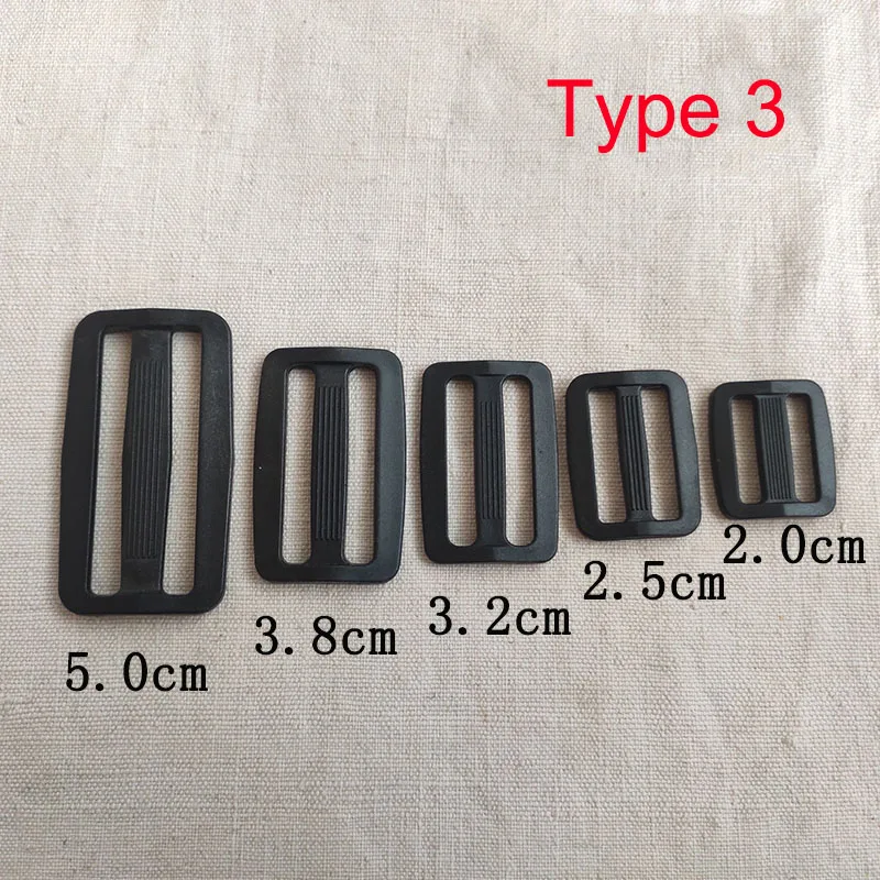 Регулируемые пряжки для ремня рюкзака, 2/2, 5/3, 2/3, 8/5 см