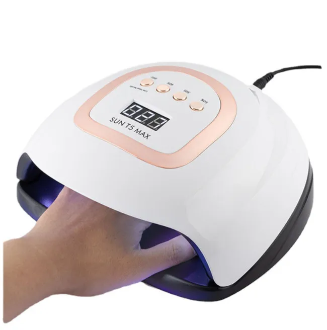 SUN T5 Max 220W Nail Lamp 57 LEDS UV Powerful Quick Dry Dryer Professional
