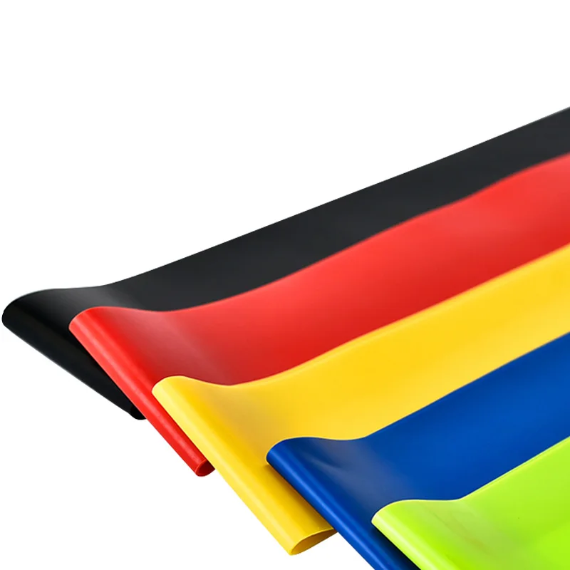 workout elastic band booty yoga gym resistance print latex  fitness tension bands set