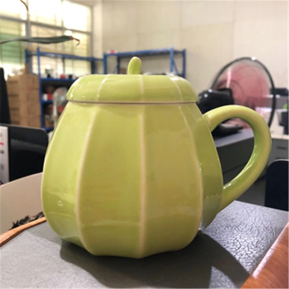 Best Selling Factory Wholesale Supply Creative Custom Logo Halloween Ceramic Coffee Cup Lids