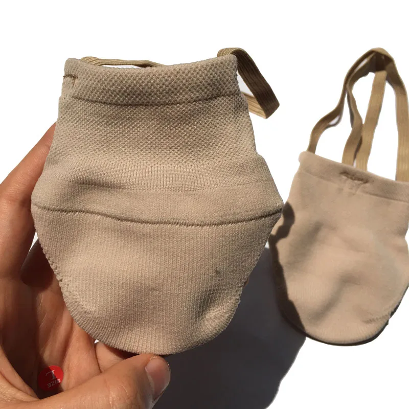 Мягкие полуноски для художественной гимнастики, художественные аксессуары для бальных танцев, эластичная обувь для гимнастики цвета хаки