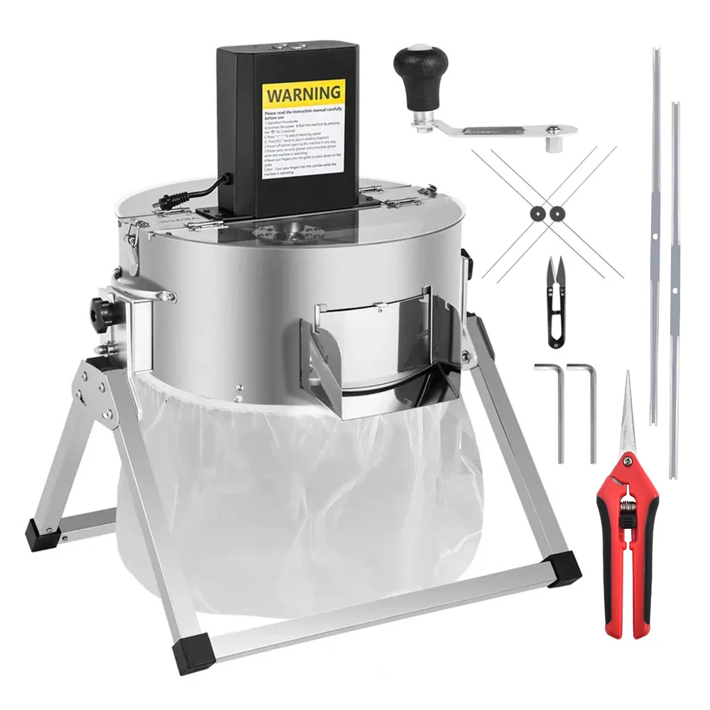 Electric 16 Inch Bud Leaf Bowl Trimmer Machine,Wet Dry Hydroponic Cutting Machine,Stranded Flower Rotary Cut Trimmer