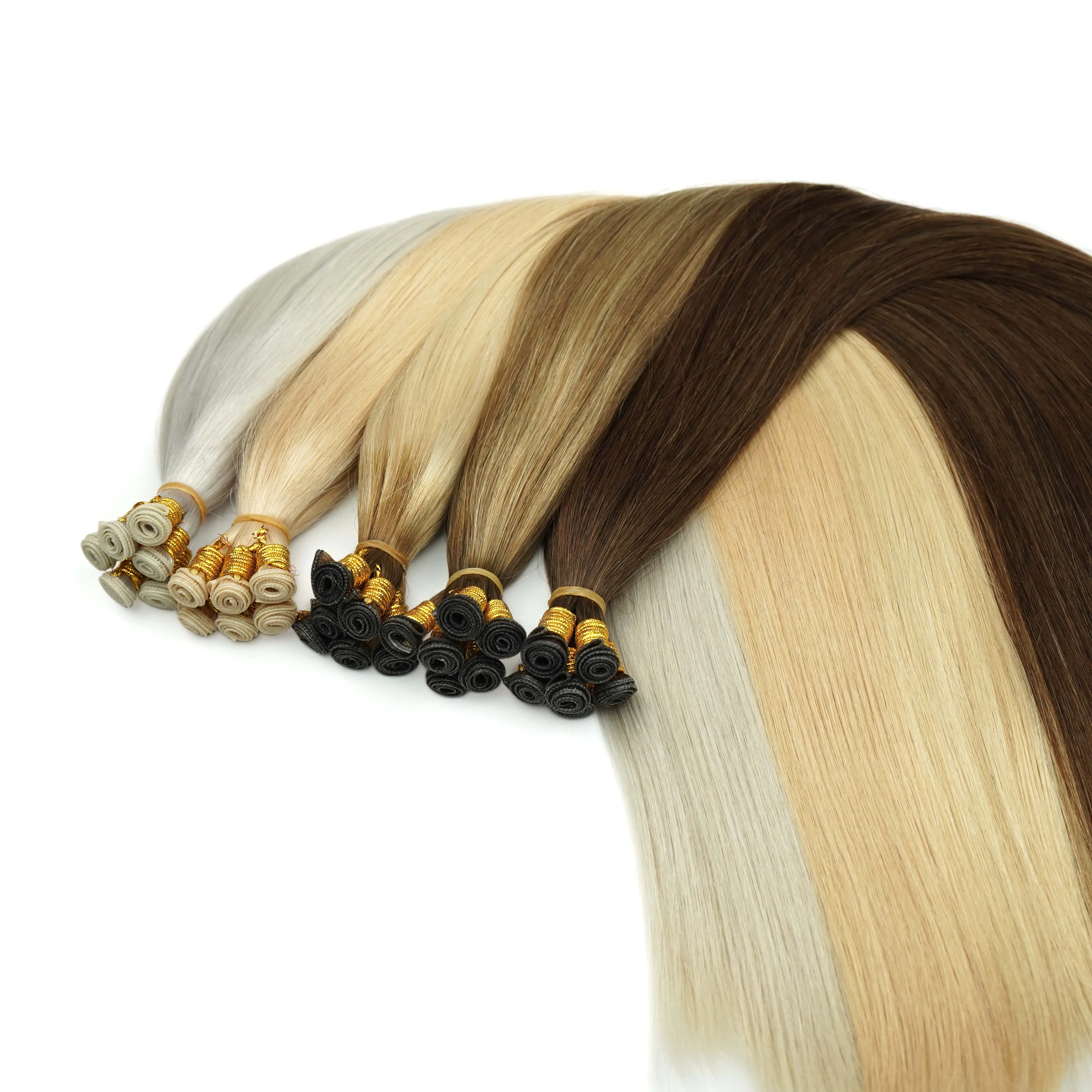 Hair in Stock Full Cuticle Russian Hair  Genius weft Super Double Drawn