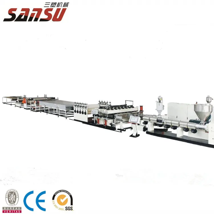 double-layer acrylic plexiglass sheet machine production line