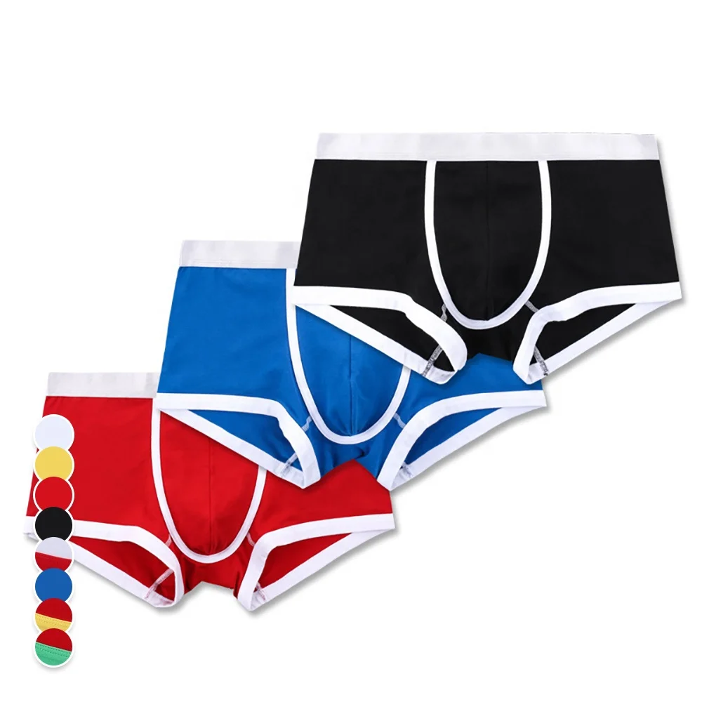 Ama Larsi Custom Logo High Quality Sexy Brief for Man Cotton Briefs Panties