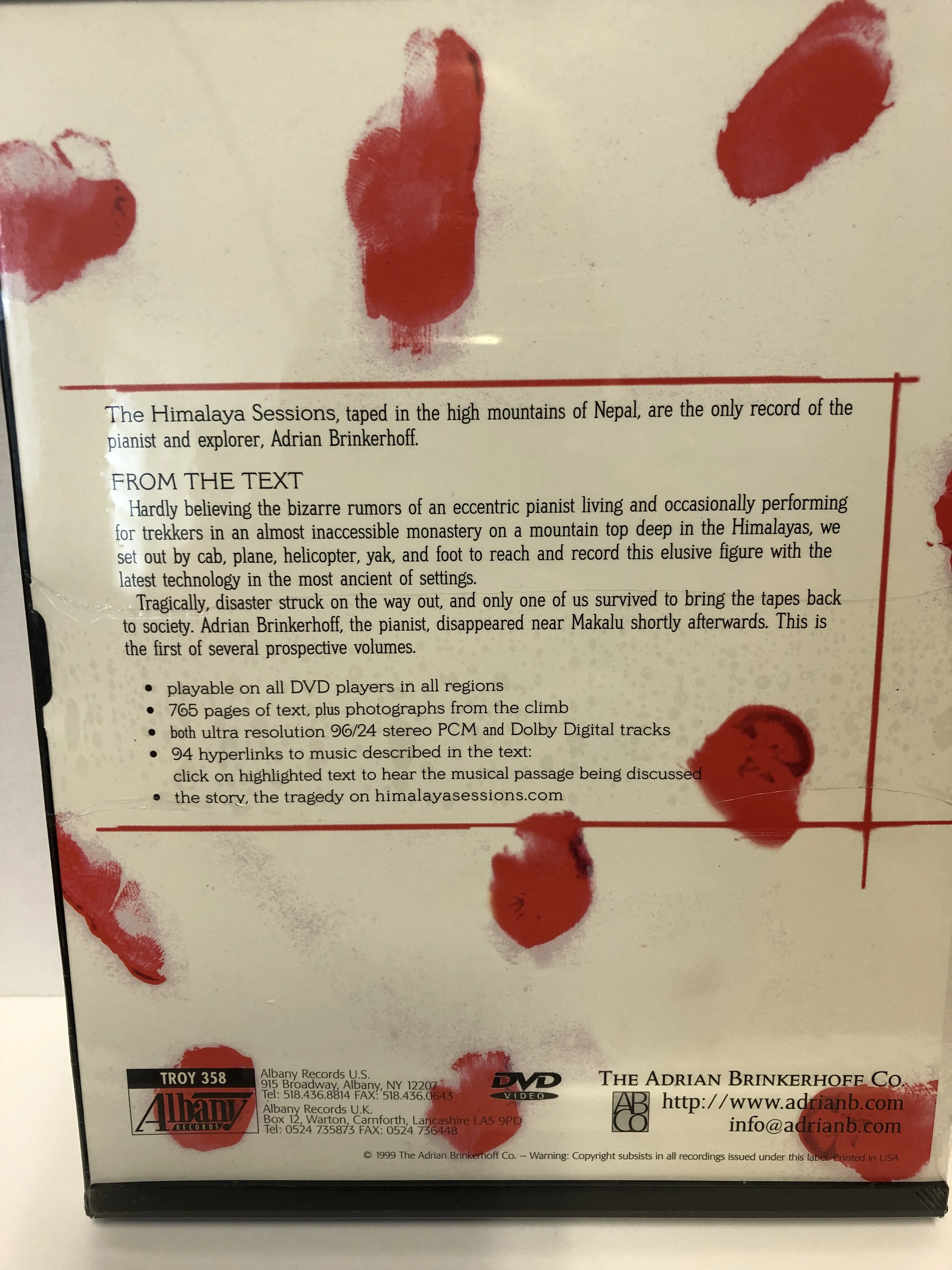 Best Music Adrian Brinkerhoff: The Himalaya Sessions - piano recital of Liszt, Satie et al