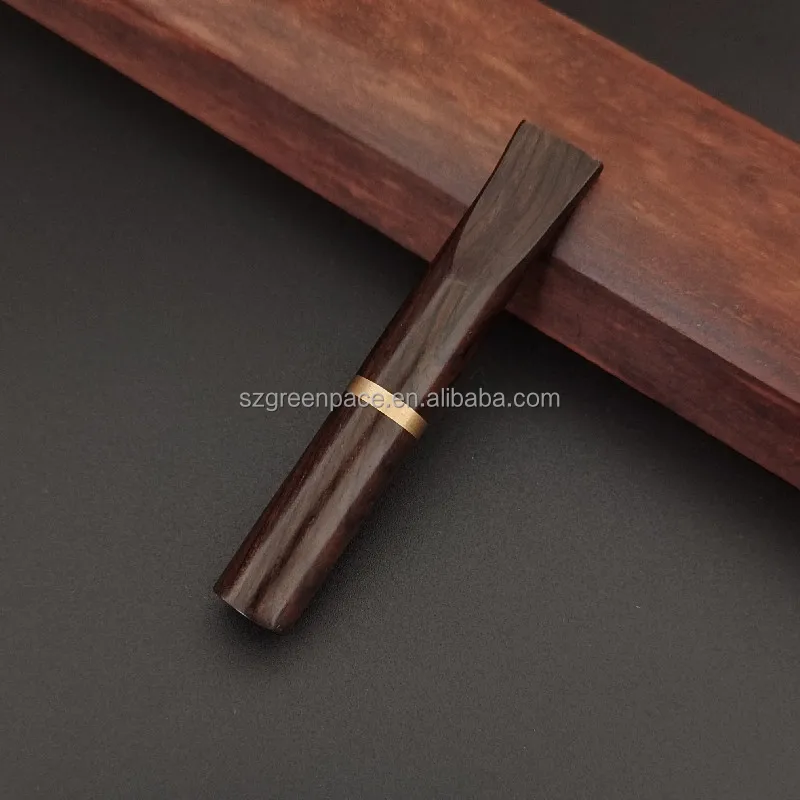 2024 wholesale Activated carbon Wooden filter tips Handmade cigarette Accessories wood mouthpiece for pre rolls