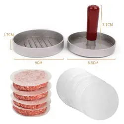 Хит продаж портативная мини-машина для изготовления гамбургеров мяса машина ручная кухонная