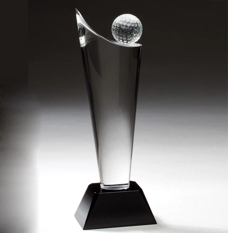 Оптический с украшением в виде кристаллов для игры гольф трофей MH-J0718