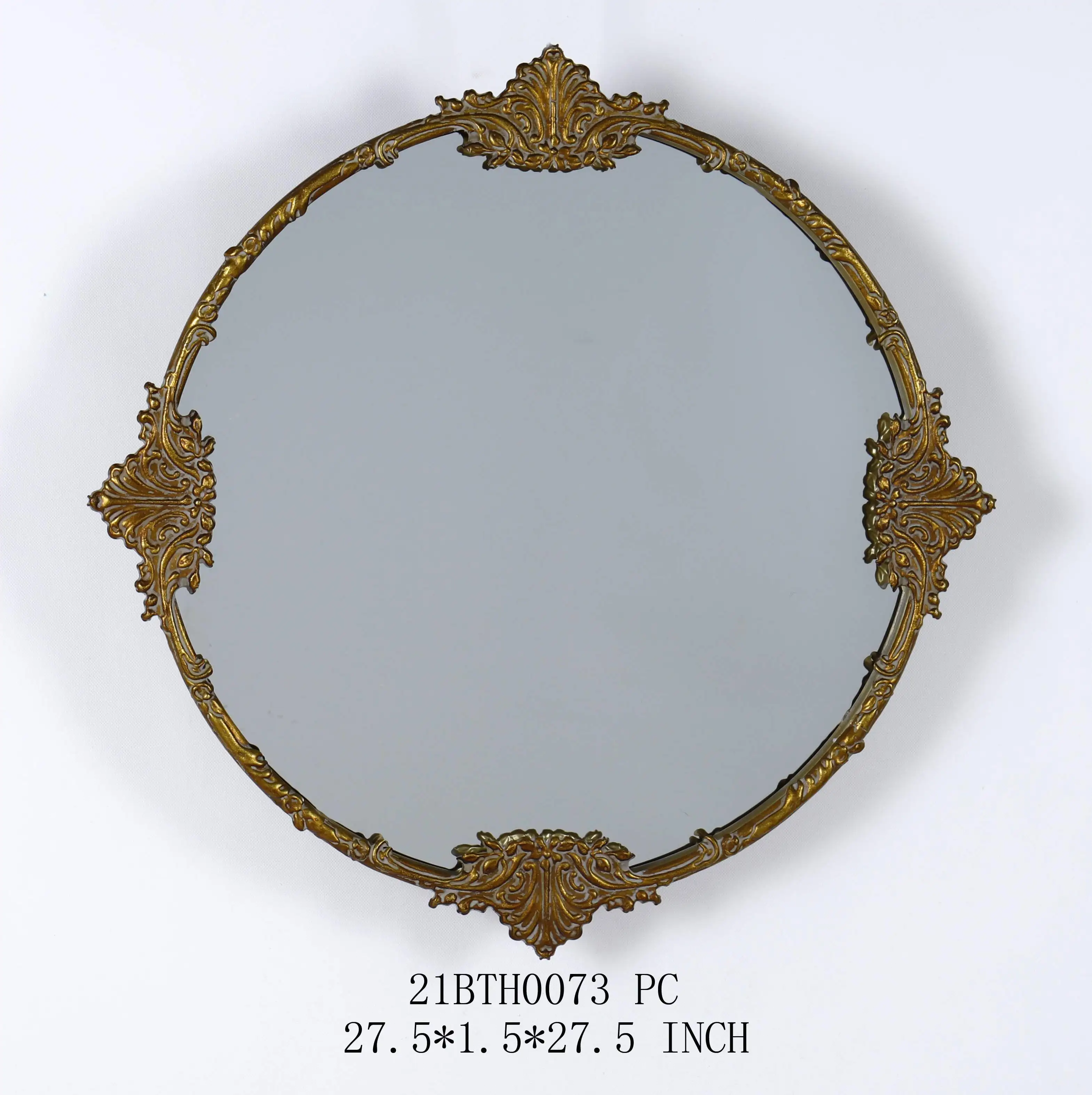 decorative mirror wall art  interior customized 83CM diameter metal wall mirror for sale