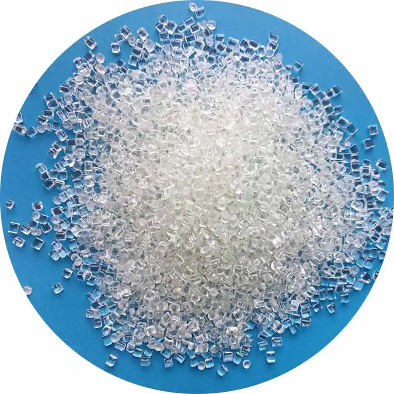 Grs Certified Semi-Matte Chemical Method for Recycling Recycled Pet Bottle Grade Chips for Cosmetic Bottles PET Resin