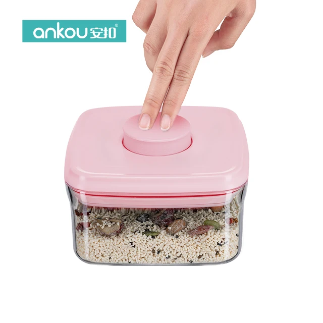 Hot Sales Sealed Cans  organization Dry Durable storage boxes Clear Stackable Bpa-Free Pop Up Airtight food storage & container