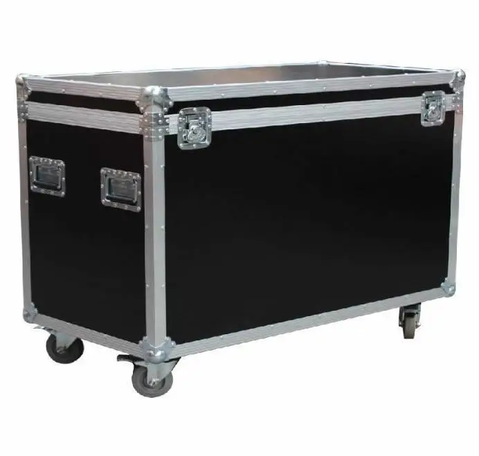 customized size APC021 big Midas M32 aluminium amp rack case flight storage case with wheels