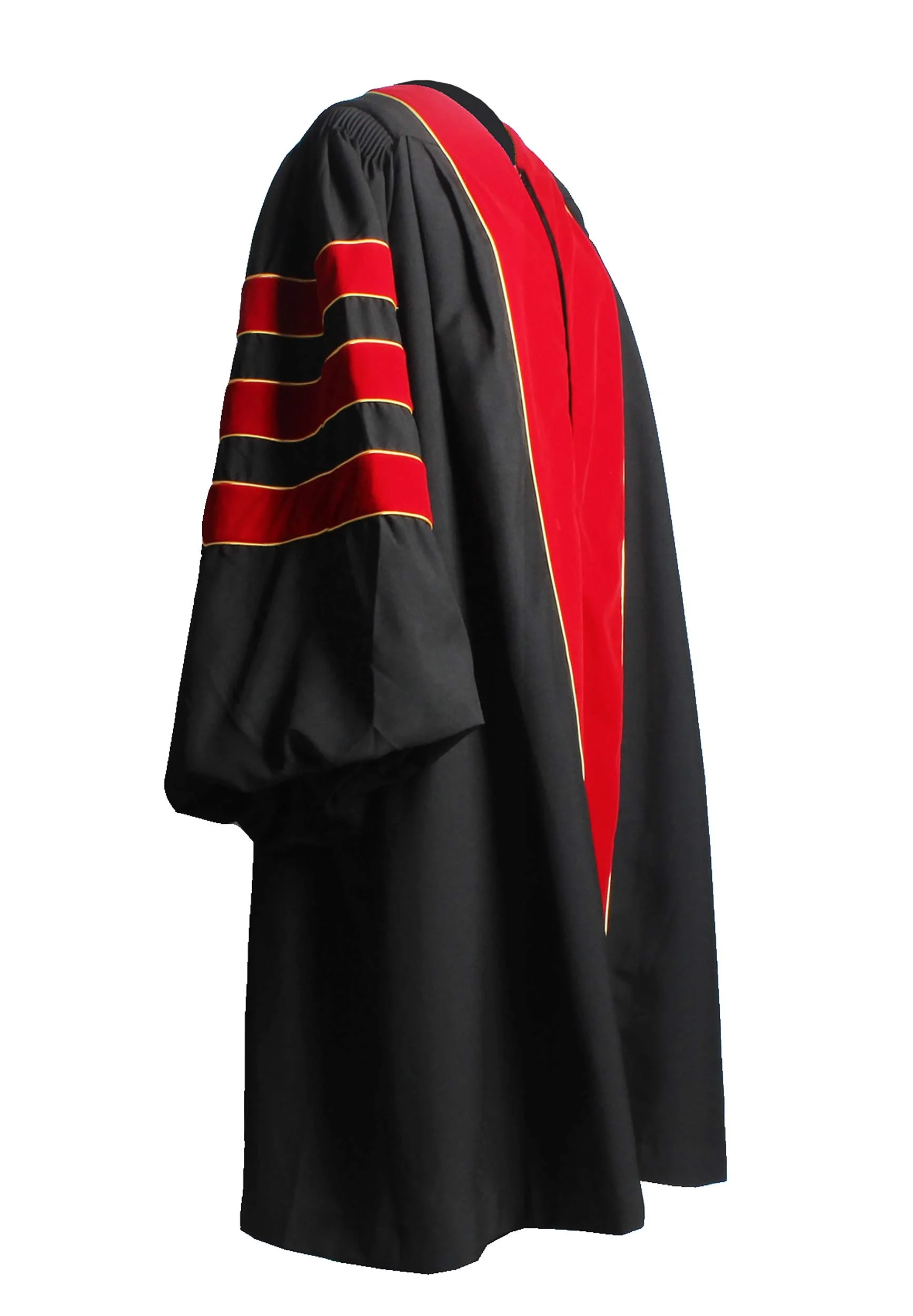 Wholesale Customized Gold Graduation Stole Blue Academic Regalia University Graduation Students Gown Adult Satin Uniform Shawl