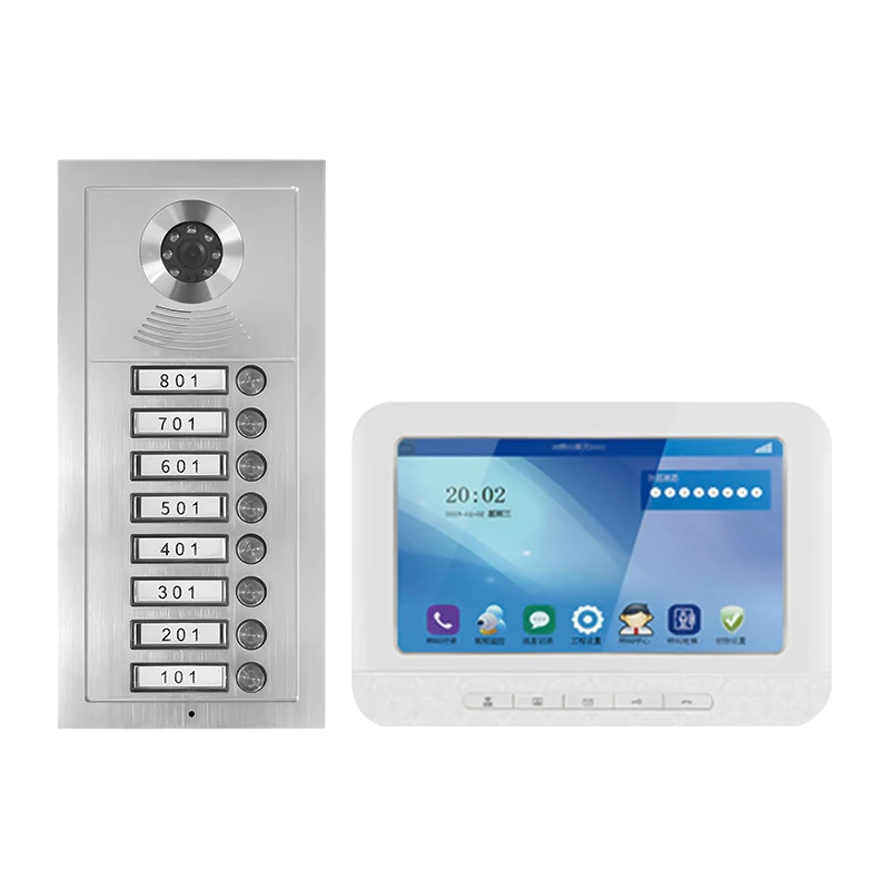 7 Inch Intercom Doorbell smart doorbell Swipe Card Set  Video Door Phone With Great Price
