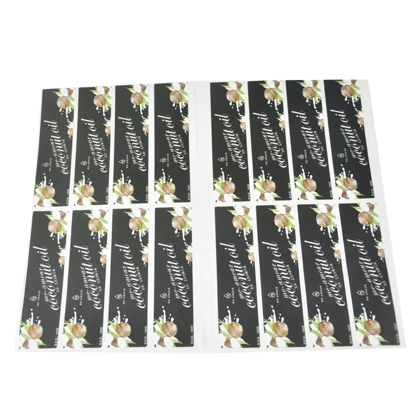 New Luxury Red Foil Wine Bottle Reflective Vinyl Sticker Custom Business Logo Waterproof Stickers Sheet