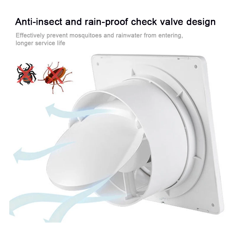 Modern Louver Window Extractor Suction Bathroom Fan Small Cooling Ventilation Exhaust Fan For Bedroom