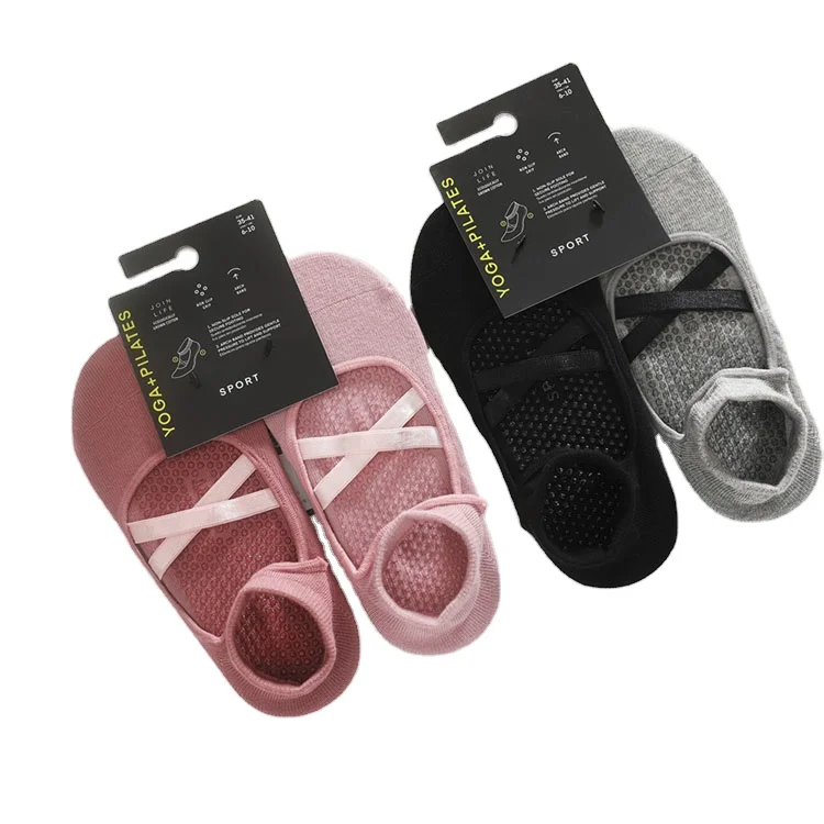 
Quality Guarantee Stylish popular anti slip hot pilates grip yoga socks 