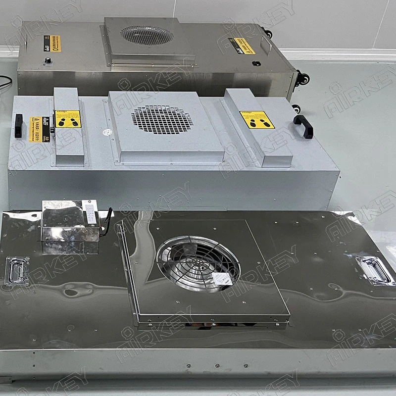 Laminar Flow Cabinet HEPA H14 Filter FFU Fan Filter Unit for Sandwich Panel Modular Cleanroom