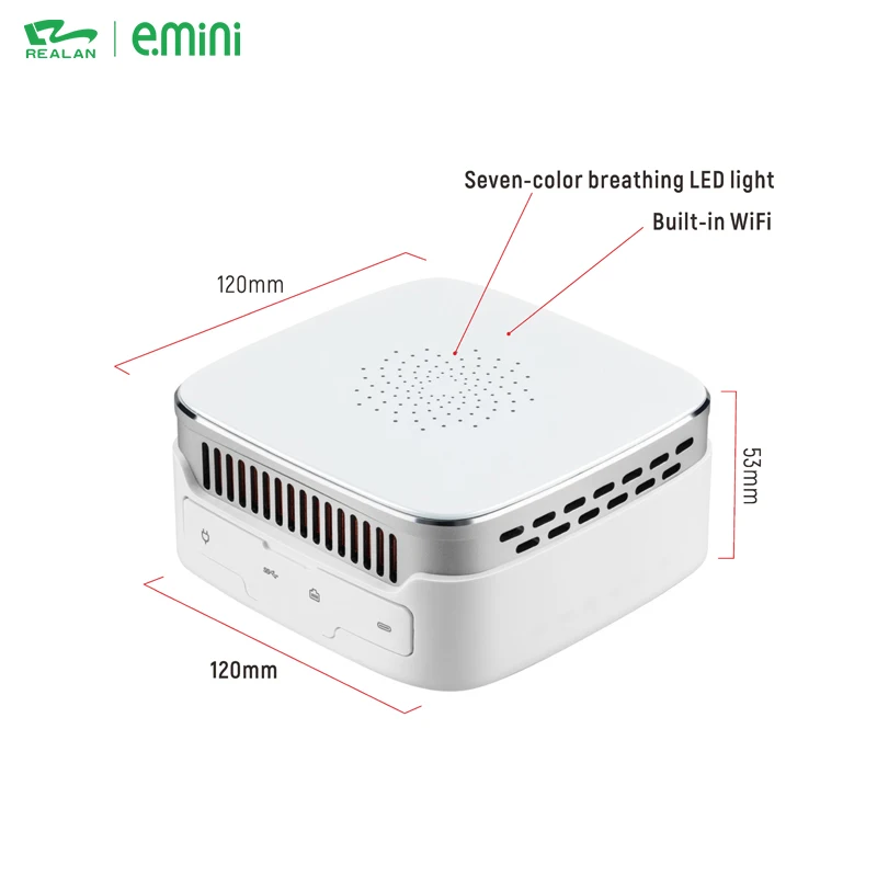 Realan high performance core i5 mini thin client desktop pc computer