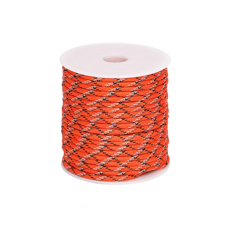 Hot sell reflective paracord parachute cord sizes rope