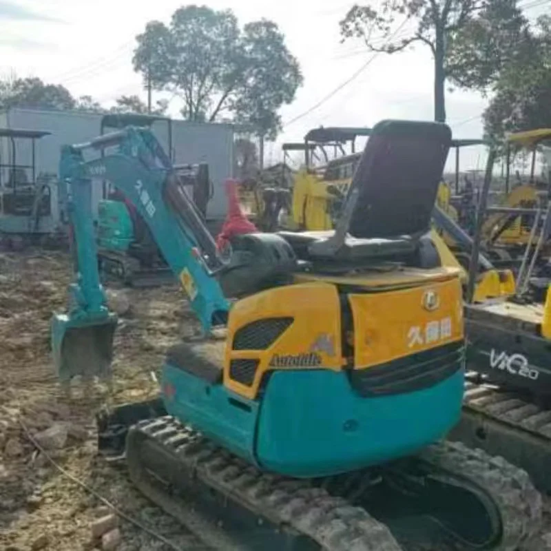 1.7ton Kobelco u-17 небольшой экскаватор. Простая и гибкая работа. Экскаватор-гусеничный