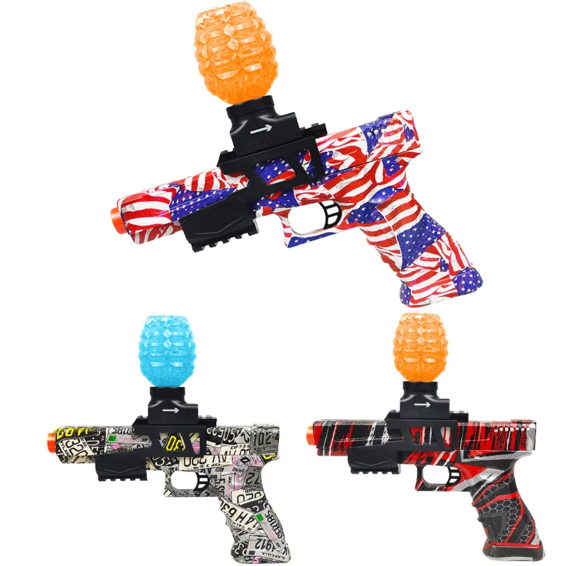 2023 full Automatic glock Shooting Electric Plastic Toy Gun gel ball blaster Gun Toys