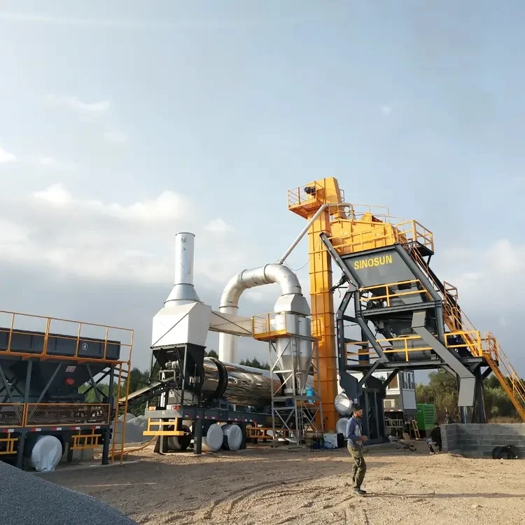 80-160TPH Mobile premix Asphalt Mixing Plant For Sale