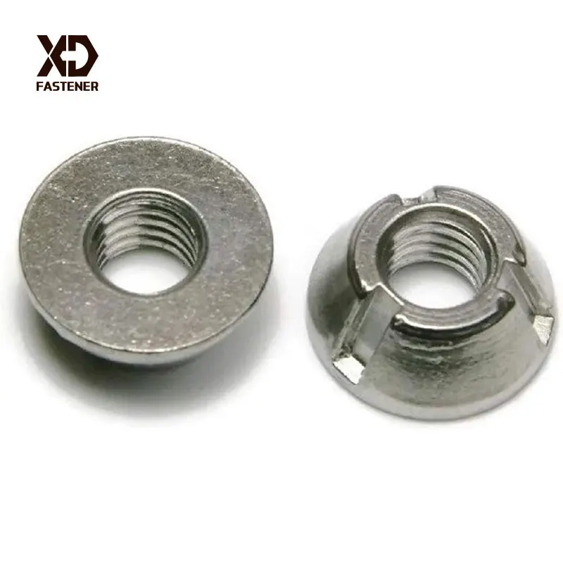316 Stainless Steel Anti Theft Security Nuts Tamper Resistant Tri Groove Nut