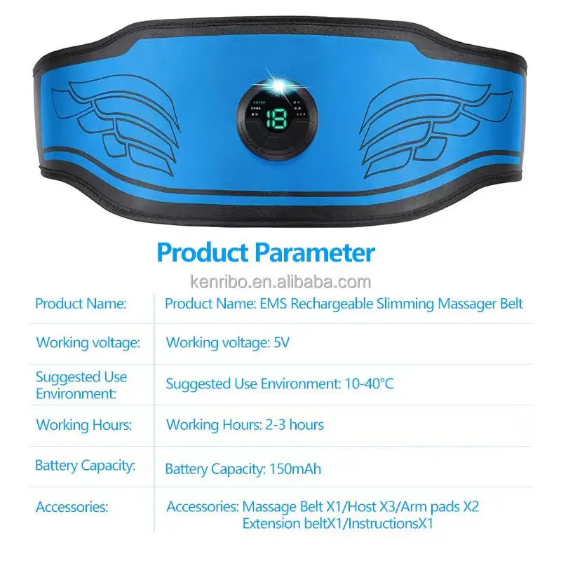 Japan ems slim massage waist trainer belt vibration abdominal toning belt slimming belt for man tens abs stimulator muscle toner