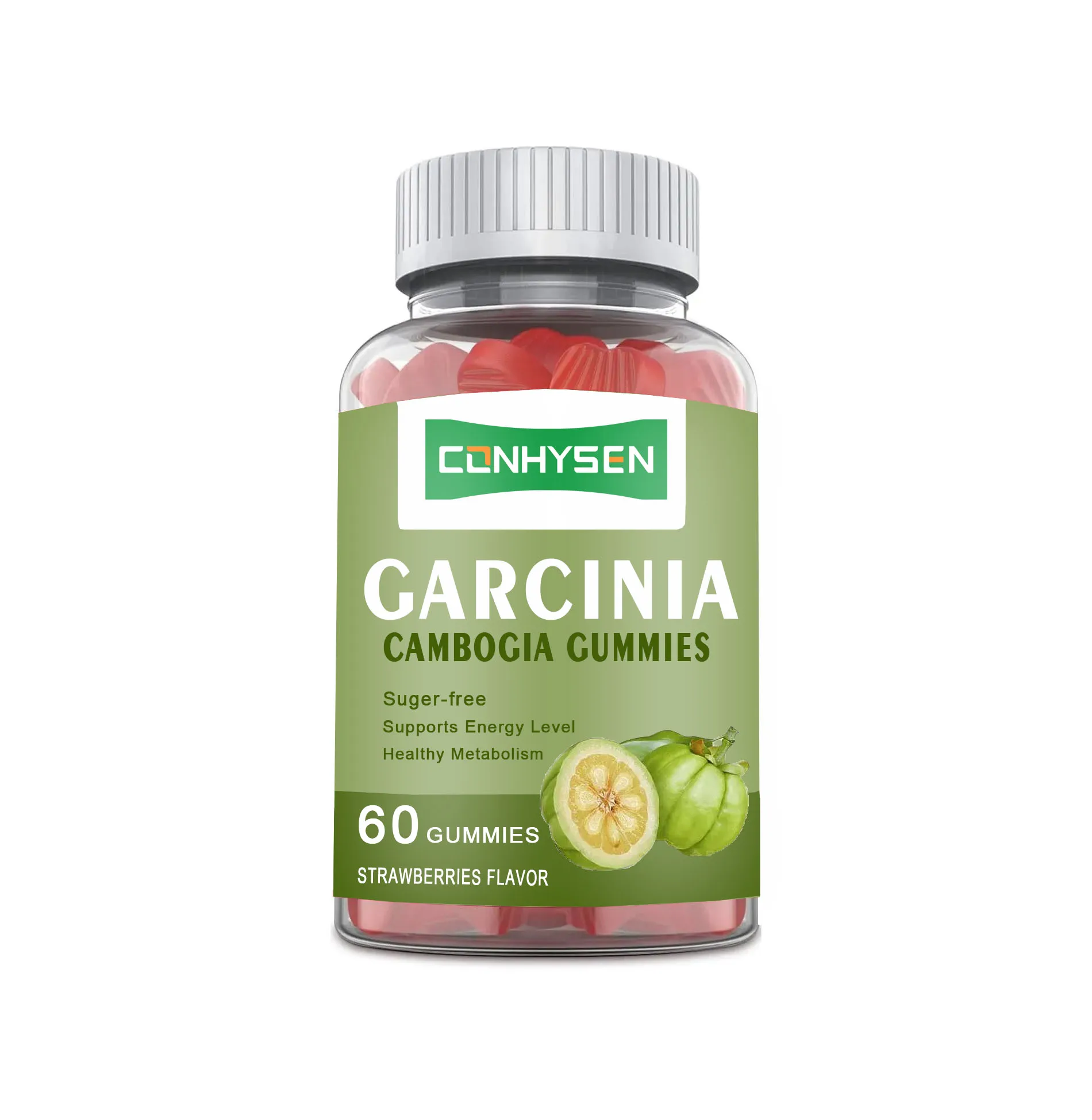 OEM ODM Organic Slimming Garcinia Cambogia Gummies Vegan Herbal Supplement for Weight Management Dosage Form Gummy Candy