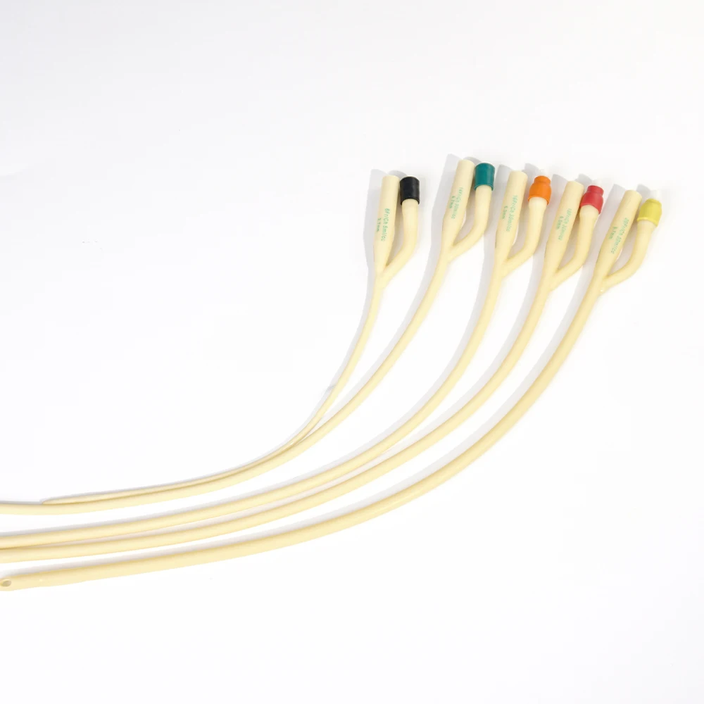 Factory Price Medical Disposable Catheter and Foley Latex Foley Catheter Urinary Catheter Female Male 3 Way With Balloon
