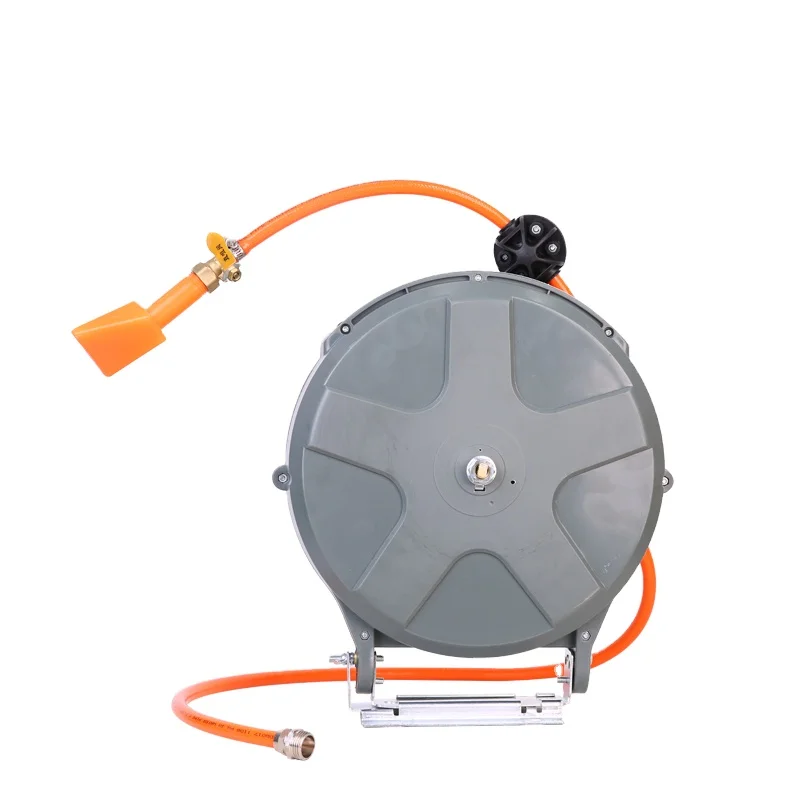 Extension cord flexible auto rewind foam hose reel
