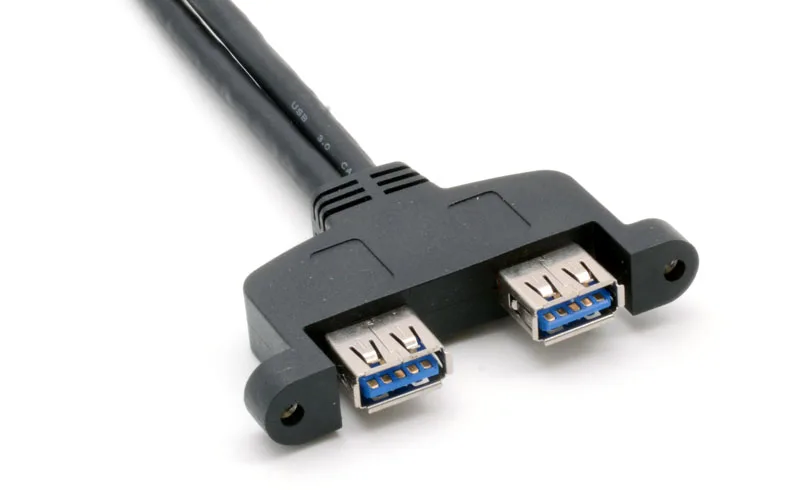 50 см usb3.0 20pin/19pin устройство работающее от прикуривателя с 2 портами материнской платы кабель-удлинитель USB 3 0 Передняя панель кронштейн