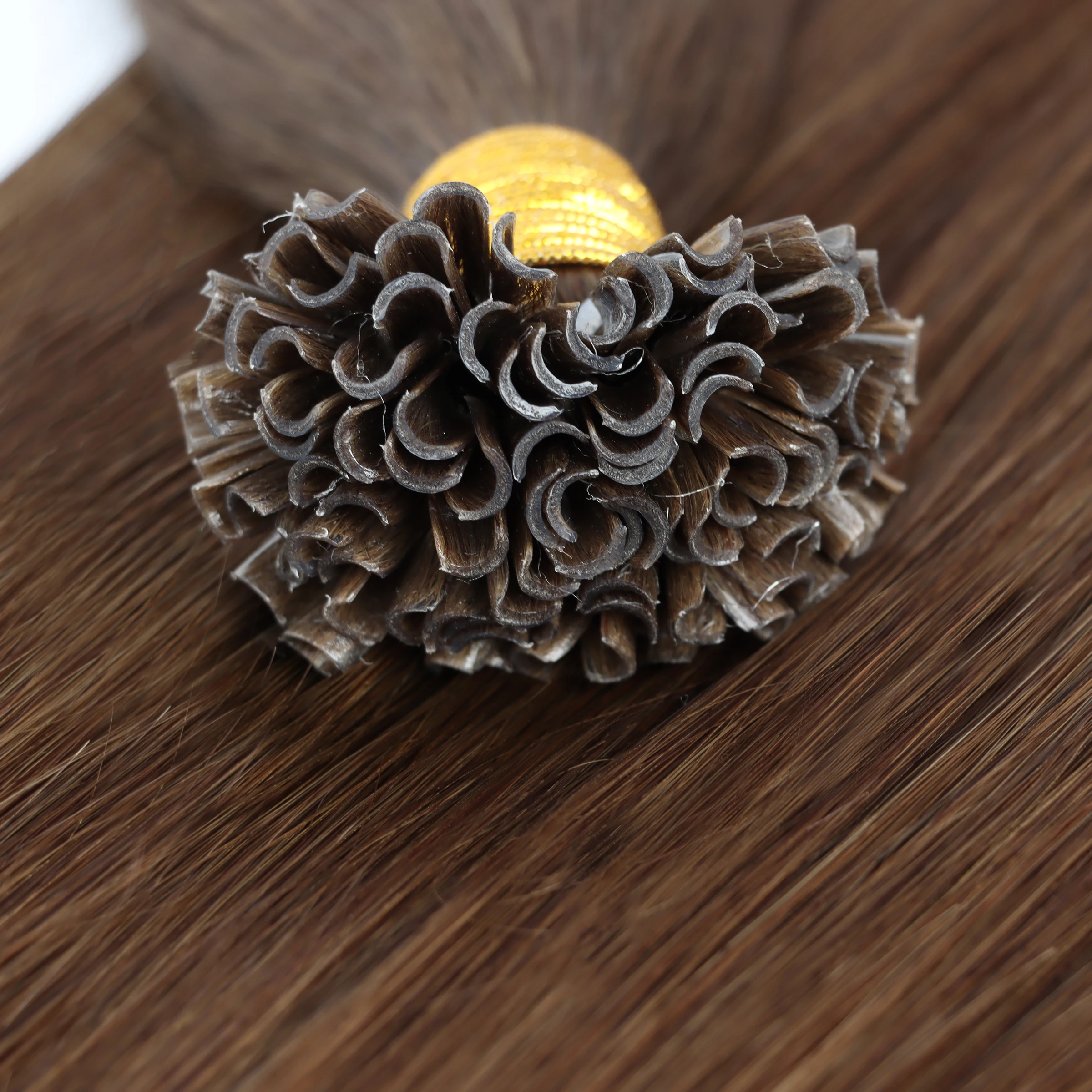 Wholesale No Tangle Keratin Hair Extension Raw Virgin Human Hair Russian Double Drawn k tip u tip hair extensions