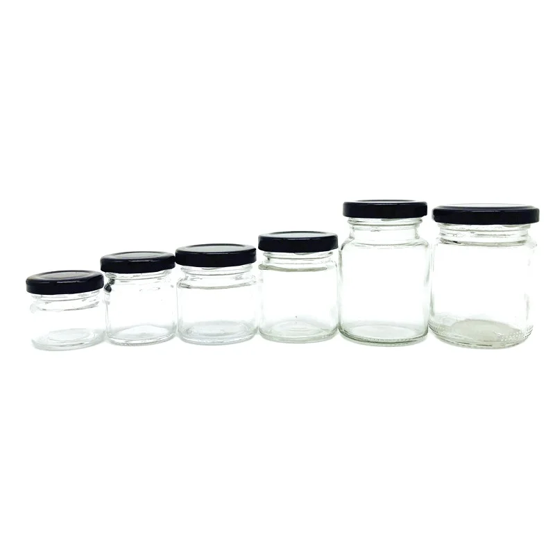 Stocked 1oz 10oz 30ml 100ml 120ml 150ml 240ml 350ml 500ml 750ml 1000ml jam pickles honey glass jar