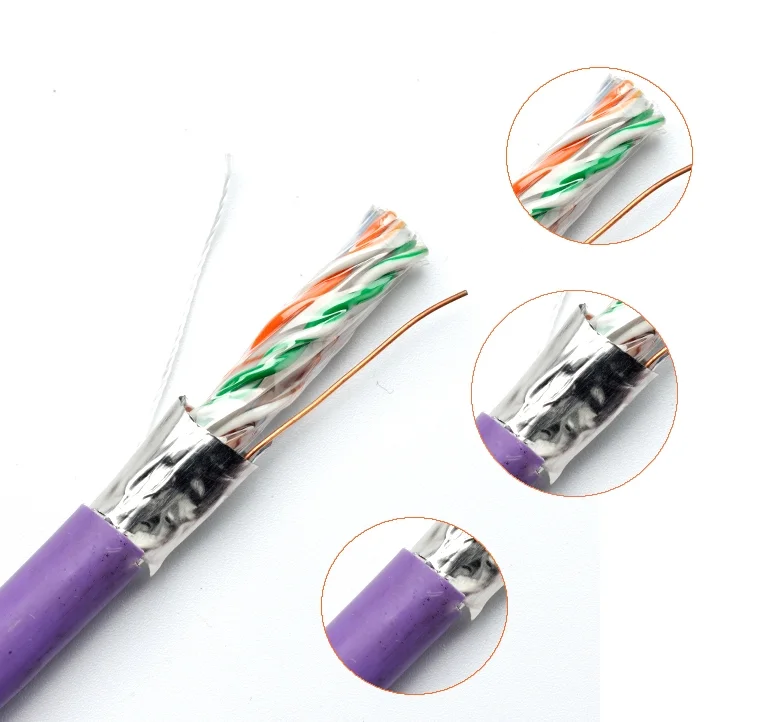 High Speed 4Pr 24Awg 1000M Utp Cat5E Lan Cable