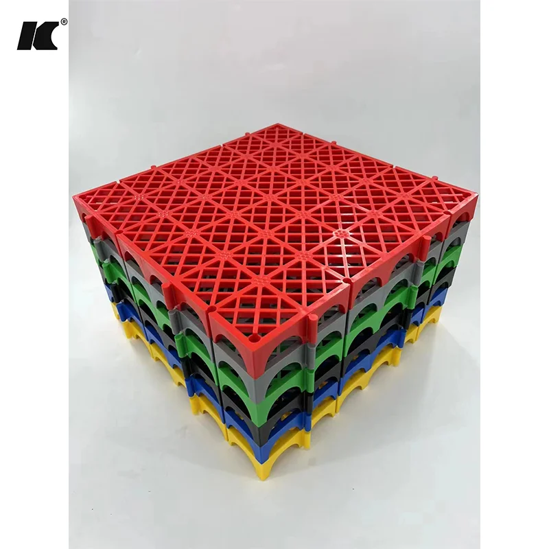 Best Selling Waterproof Interlocking Garage Tiles 100% New Pp Plastic Garage Floor PVC garage flooring