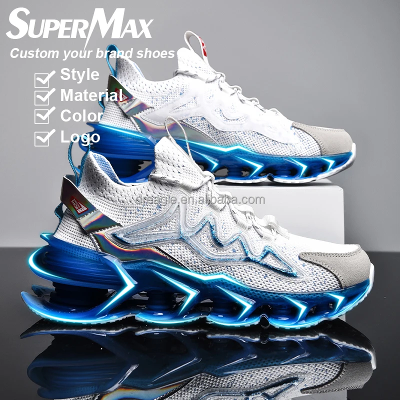men customizable shoes sneaker Blade Running Casual Men Sports Shoes Zapatos De Mujer Hombre Plus 46 Zapatillas Walking Shoes
