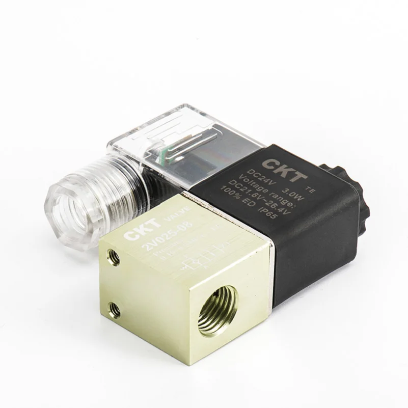 CKT 2 Way Normally Closed Solenoid Air Valve Electric Directional Control Valve