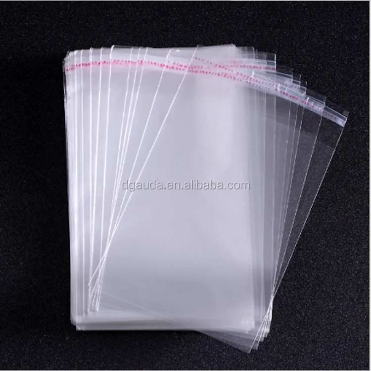 T shirts or cellphone  packaging  self  adhesive clear opp plastic bags