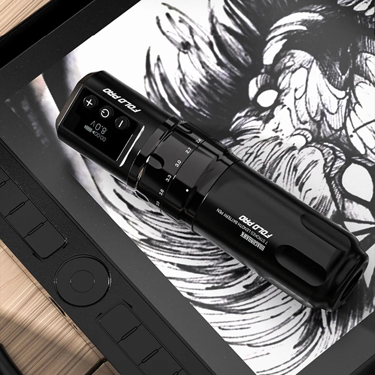 2023 New model supplier best seller Fold Pro Wireless Tattoo Pen Machine