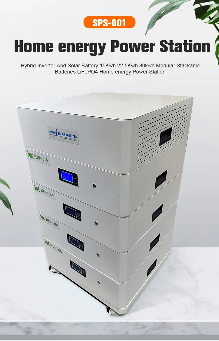 SPS001 51.2v 30kwh Lifepo4 Battery Home Solar Energy Storage System with Hybrid Solar Inverter 10kw